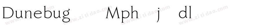 Dunebug45Mph-j9dl字体转换