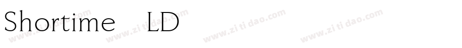 Shortime-LD45字体转换