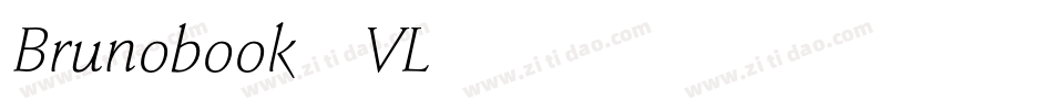 Brunobook-VL46字体转换