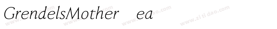 GrendelsMother-ea46字体转换