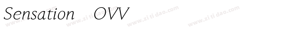 Sensation-OVV46字体转换