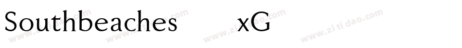 Southbeaches9-xG55字体转换