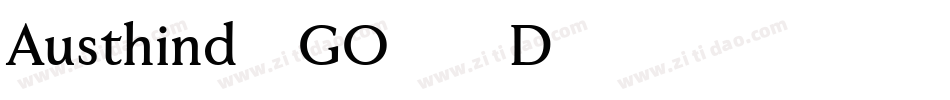 Austhind-GO65D字体转换