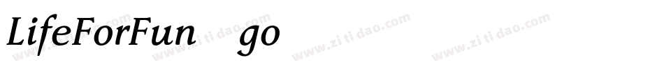 LifeForFun-go66字体转换
