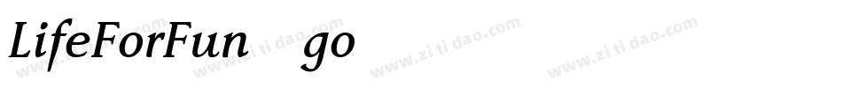 LifeForFun-go66字体转换