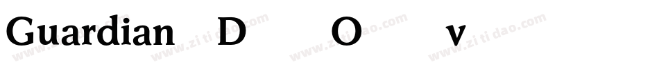 Guardian3D-2O75v字体转换