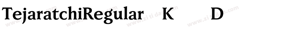 TejaratchiRegular-K75D字体转换