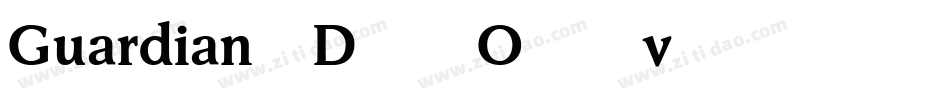Guardian3D-2O75v字体转换