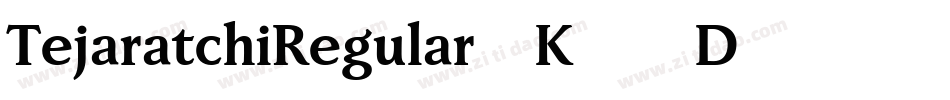 TejaratchiRegular-K75D字体转换