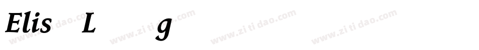 Elis-L76g字体转换