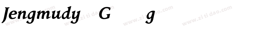 Jengmudy-G76g字体转换
