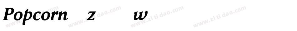 Popcorn-z76w字体转换