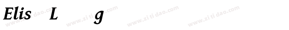 Elis-L76g字体转换