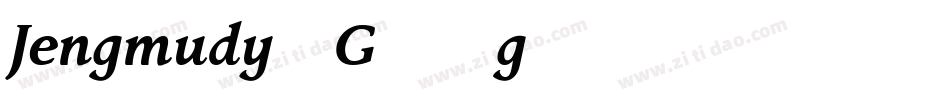 Jengmudy-G76g字体转换