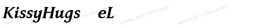 KissyHugs-eL76字体转换