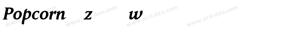 Popcorn-z76w字体转换
