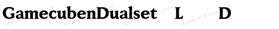 GamecubenDualset-L85D字体转换