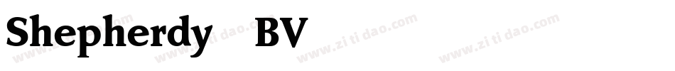 Shepherdy-BV85字体转换