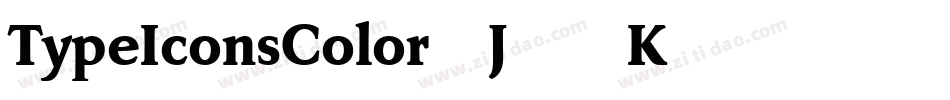 TypeIconsColor-J85K字体转换