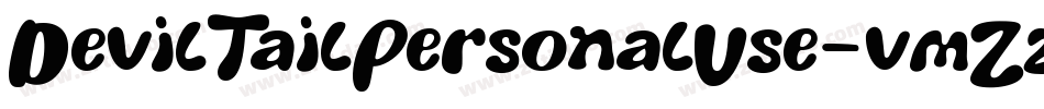 DevilTailPersonalUse-vmZ2A字体转换
