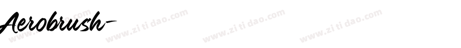Aerobrush字体转换