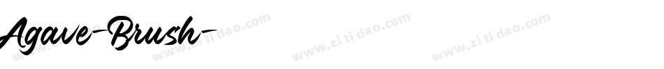 Agave-Brush字体转换