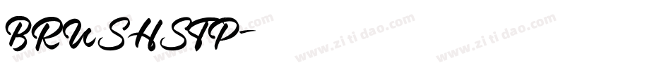 BRUSHSTP字体转换