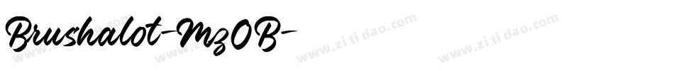 Brushalot-MzOB字体转换