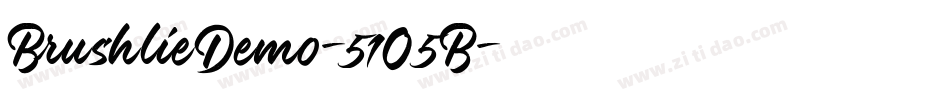 BrushlieDemo-51O5B字体转换