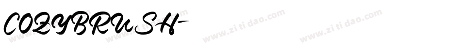 COZYBRUSH字体转换