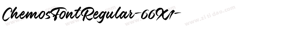 ChemosFontRegular-66X1字体转换