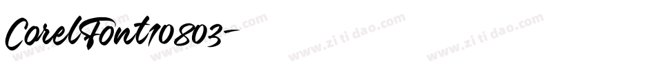 CorelFont10803字体转换