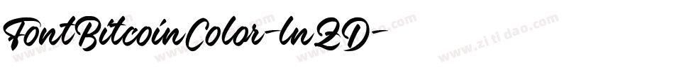 FontBitcoinColor-lnZD字体转换