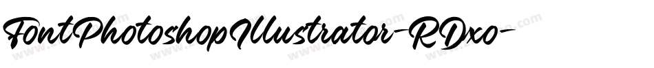 FontPhotoshopIllustrator-RDxo字体转换 FontPhotoshopIllustrator-RDxo字体转换