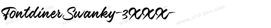 FontdinerSwanky-3XXX字体转换