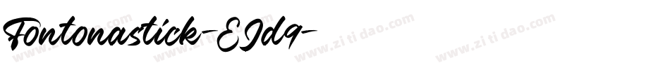Fontonastick-EJd9字体转换