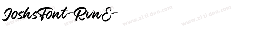 JoshsFont-RvnE字体转换