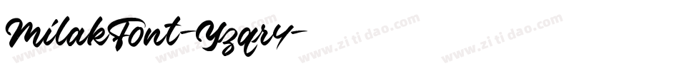 MilakFont-Yzqr4字体转换
