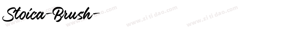 Stoica-Brush字体转换