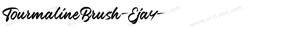 TourmalineBrush-Eja4字体转换