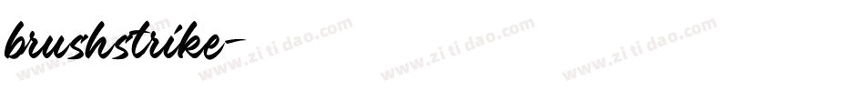 brushstrike字体转换