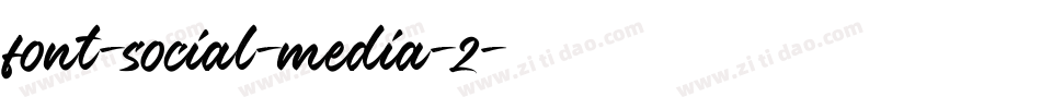 font-social-media-2字体转换