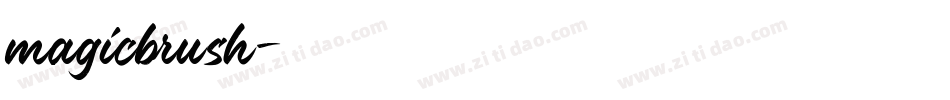 magicbrush字体转换