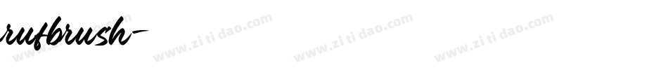 rufbrush字体转换