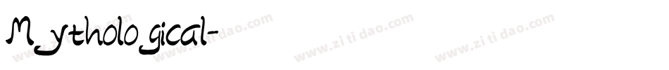 Mythological字体转换