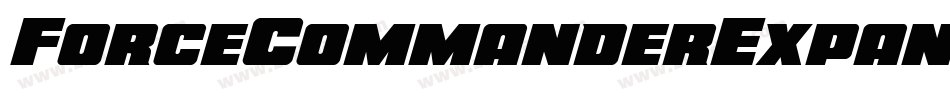 ForceCommanderExpandedItalic-6YeVo字体转换