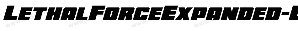 LethalForceExpanded-Bw38字体转换