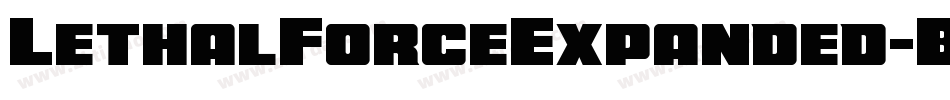 LethalForceExpanded-Bw38字体转换
