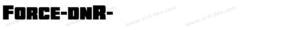 Force-dnR字体转换