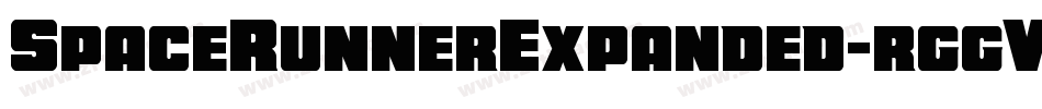 SpaceRunnerExpanded-rggVO字体转换